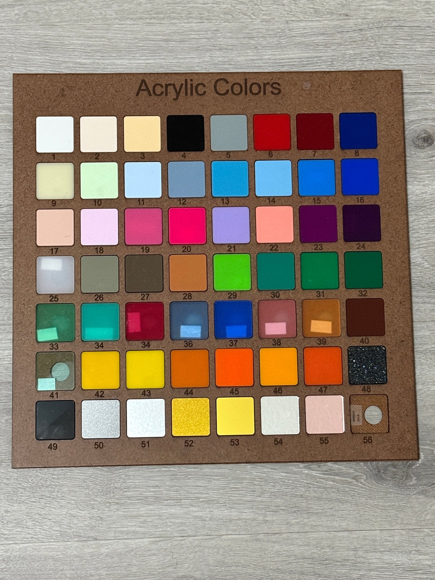 Acrylic colors