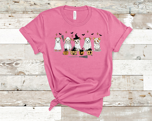Ghost Puppies Halloween T-shirt