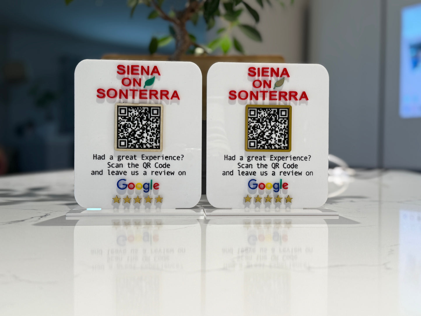 Google Leave us a review, Personalized Business Google Review Sign, Acrylic Sign, Ask For Review QR Code Sign, Business Review Link, Yelp Review Sign