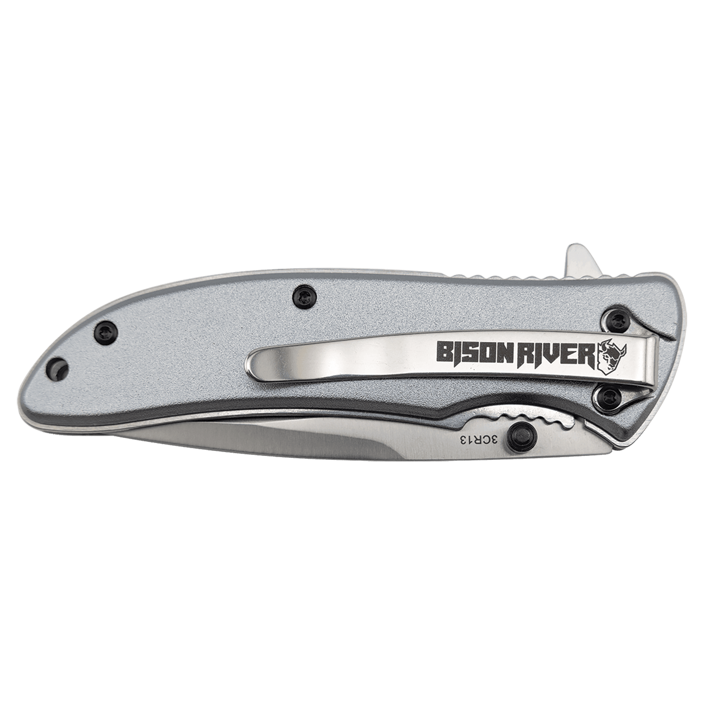 Bison River 4 1/4" Gray Everyday Carry Knife