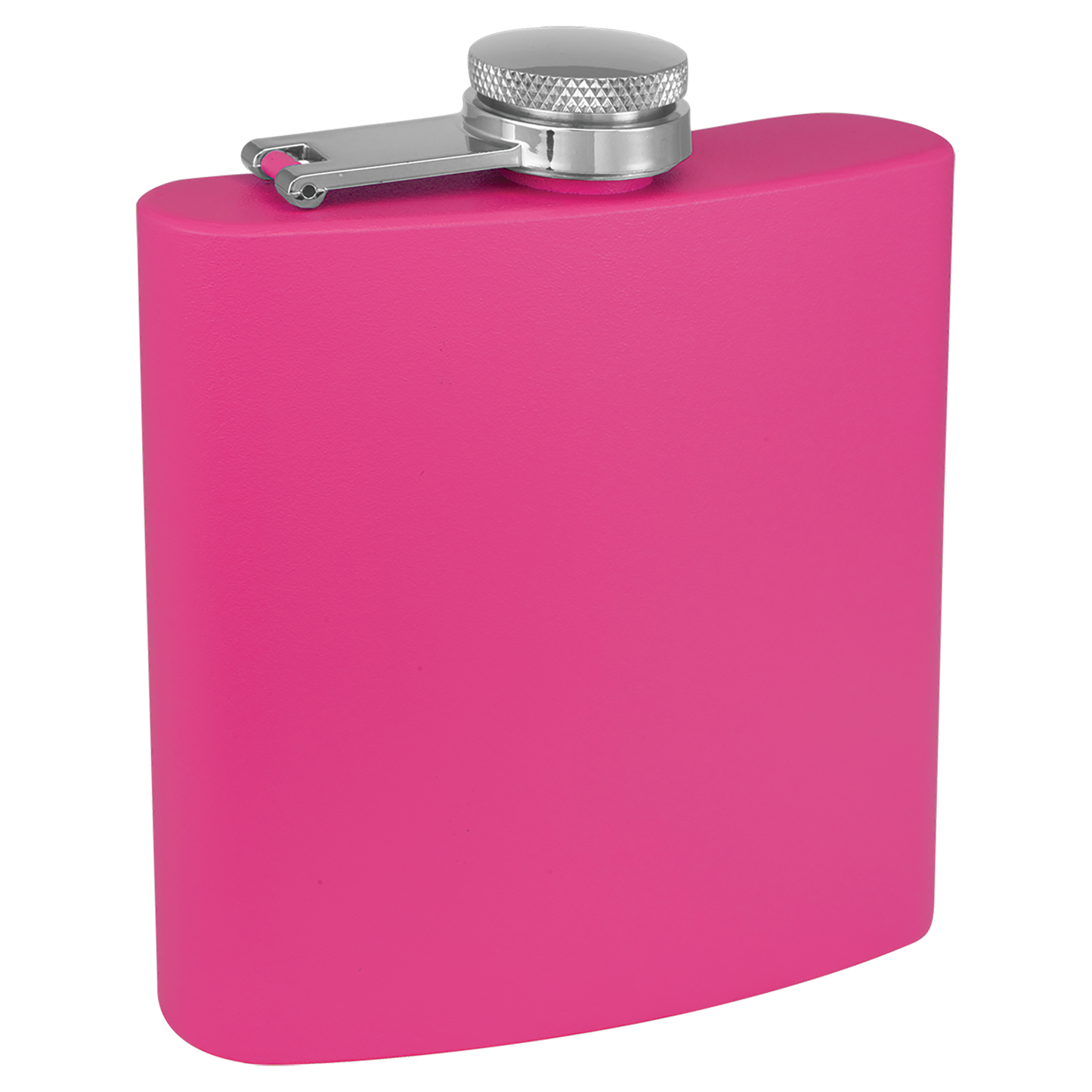 Custom Engraved 6 oz Matte Pink Stainless Steel Flask | Personalized Laser Engraved Gift | Bridal Party, Groomsmen, Birthday Gift (Copy)