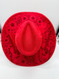 Guitars and Flowers Brim Hat
