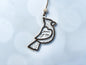 Wood Cardinal Ornament, Laser Engraved