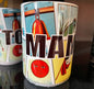 Loteria 15 oz coffee ceramic mug, Loteria coffee mug