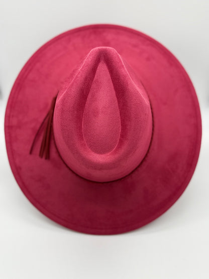 Sunflowers Engraved Wide Brim Hat