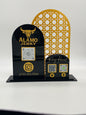 Let’s Get Social QR Code Sign + Pay Here Display Set | Custom Social Media & Payment QR Stand | Acrylic Business Sign