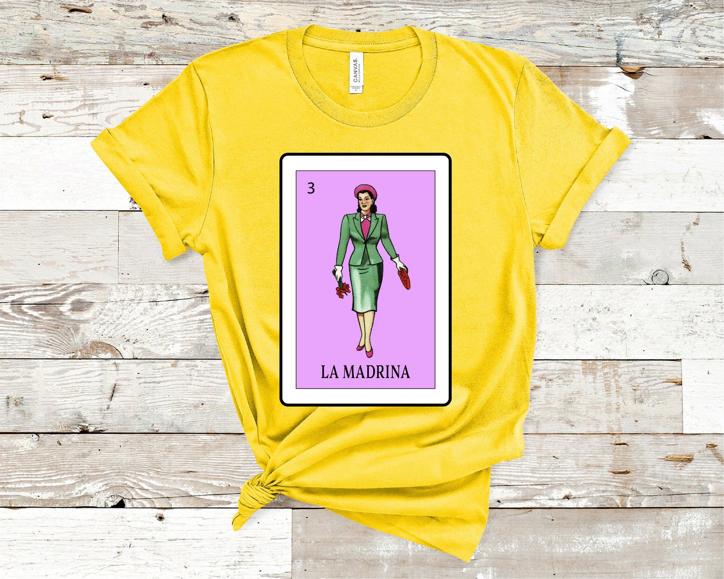 Loteria La Madrina, T-shirt, La Madrina shirt, godmother shirt (HVT)