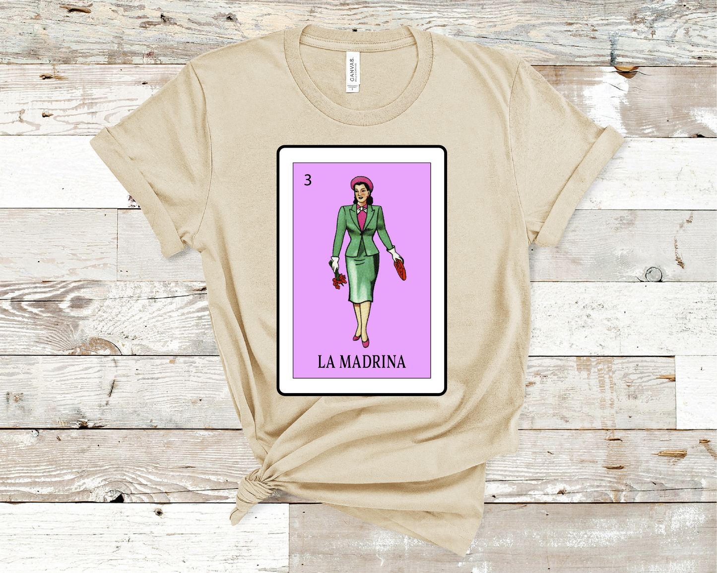 Loteria La Madrina, T-shirt, La Madrina shirt, godmother shirt (HVT)