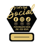 Custom Social Media & Review Sign (8” x 6”) | Acrylic Business Display with Tap or Scan Feature | Flat Base Design