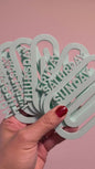 Days of the Week Jumbo Paper Clip Set (Set of 7)